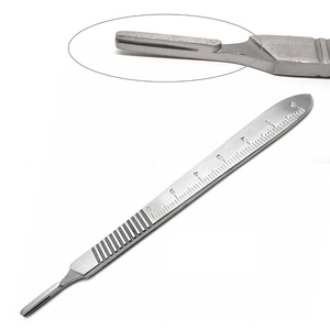 มีดผ่าตัดคาร์บอนสูงระดับมืออาชีพ เบอร์ 3 ด้ามจับ BP สำหรับเดอร์มาเพลนนิ่ง ใบมีดผ่าตัดสแตนเลส ใช้พลังงานจากมือ - Product Image 4