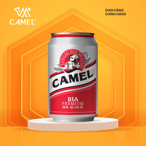 Cerveza Vietnamita Camel Extra Fuerte al por Mayor, 4.6%-5% Vol, Cerveza Premium de 330 ml *24 Latas, Cerveza Artesanal de Fábrica - Product Image 1