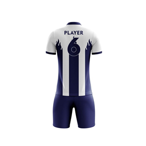 Superbe ensemble d'uniformes de football personnalisés pour hommes, prix usine, pour le dernier design, vêtements de sport respirants, uniformes de football en gros - Product Image 6