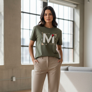 เสื้อยืดพิมพ์ลายพัฟฟ์ผู้หญิง ลดราคาพิเศษ พิมพ์ลายโฟม 3 มิติ สตรีทแวร์ เสื้อยืดกราฟิก ดีไซน์เองได้ ผ้าฝ้าย เสื้อโอเวอร์ไซส์ - Product Image 6