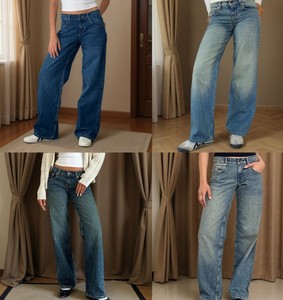 Ladies' Mid Waist Regular Fit Breathable Distressed Jeans with Patchwork Design Spring Season Full Length Denim Pants - Product Image 5