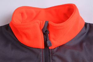 Manteau décontracté élégant en velours tricoté pour femme grande taille, à manches longues, uni texturé, avec un seul bouton et manches amovibles sur le devant - Product Image 2
