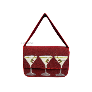 Bolso de hombro con cuentas hecho a mano de alta calidad para fiestas nocturnas, compras y eventos especiales, bolsos temáticos personalizables disponibles. - Product Image 6