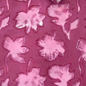 Tela de Algodón Tejida con Estampado de Bloques de Jaipur, Moderna, Sostenible, Floral India, Hecha a Mano, Artesanal, Ecológica, Duradera, Suave, Lavable a Máquina - Product Image 3