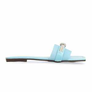 Pantoufles décontractées bleues pour femmes avec imprimés d'animaux modèle CL2036 - Product Image 4