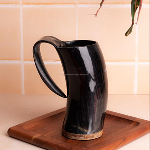 Handcrafted Horn <b>Mug</b> Premium Natural Finish Durable Stylish Dining Tableware Rustic Home Decoration Piece - Product Image 1