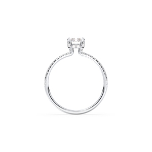 REYES Exclusive Design 1.2 Carat HPHT CVD Lab Grown Diamond Hidden Halo <b>Ring</b> Wholesale 14K Solid Gold Engagement <b>Rings</b> For Women - Product Image 5