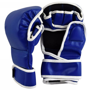 Open Finger Design MMA <b>Gloves</b> for Ultimate Grappling Enhanced Wrist Support MMA Sparring Fighting <b>Gloves</b> - Product Image 1