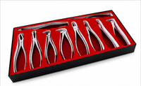 Vente directe d'usine QNQ Industries, pinces d'extraction dentaire manuelles de qualité supérieure, forceps, 10 pièces, chirurgie dentaire