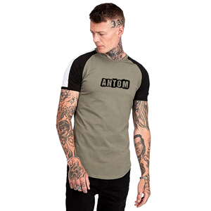 T-shirt Homme Luxe Personnalisé 100% Coton Jersey Grande Taille Col Rond Coupe Ample Épaisse de Haute Qualité - Product Image 4