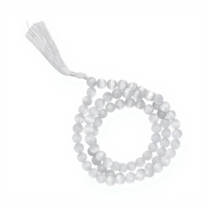 Collier Mala 108 Perles Illuminées Rondes avec Pompon, Bijou de Prière Religieux Unisexe pour Méditation et Yoga - Product Image 4