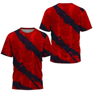 Stylish <b>Men</b> Casual T Shirt 100 Percent Polyester Sublimated Printed Custom Streetwear Clothing - Product Image 4