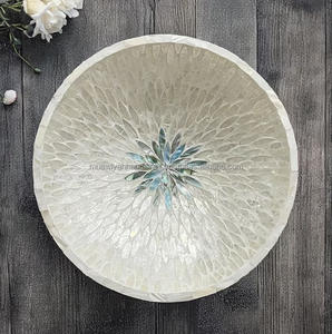 Tazón de nácar natural con mopa personalizada para el hogar y el restaurante Ensaladera de cocina - Product Image 1