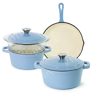 2024 Cast Iron Cookware Wholesale Enamel Cast Iron Cookware Set