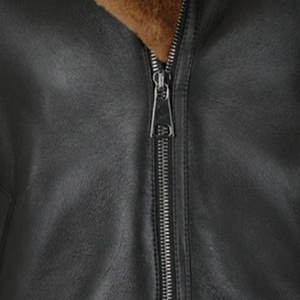 Dernier design, veste en cuir et fourrure pour homme, en peau de mouton véritable, sur mesure, nouveau design, vêtements d'hiver et d'automne pour homme, veste en cuir et fourrure - Product Image 6