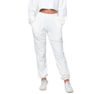 2026 OEM Logo Custom Production Active Wear Hooded Casual Solid Women's Tracksuit <b>Crop</b> <b>Tops</b> 100% Cotton Comfortable Gym Training - Product Image 3
