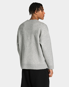 <b>Men's</b> Casual Hoodie New Fashion 300G Drop Shoulder Oversize Sweatshirt Crew Neck Long Loose <b>Pullover</b> Solid Pattern Autumn Style - Product Image 3