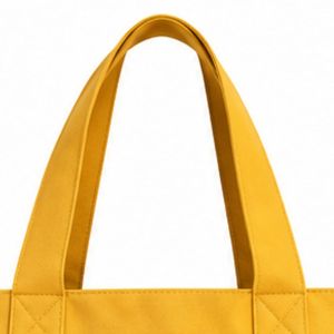 Bolsa de Mano Personalizada de Lona para Mujer, Diseño con Letras Bordadas, Gran Capacidad, Bolso de Hombro para Compras, Casual, para el Día a Día, para la Universidad - Product Image 5