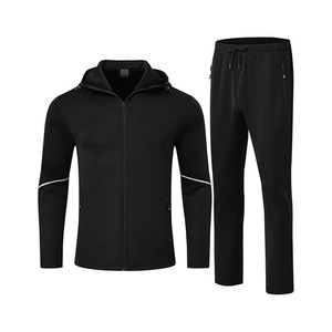 Men's Hooded Tracksuits Sweatsuits 2 Piece <b>Sets</b> Jogging Track Sweat Suit Workout Gym Warm Up Outfits with Hoodie - Product Image 1