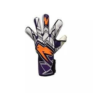 New Best Football Goalkeeper Gloves PU Material Sublimation Print Non-Slip Finger Protection Breathable Adjustable Wrist Strap - Product Image 3