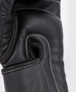 Guantes de entrenamiento de boxeo de cuero profesional, transpirables, de tela suave, con cierre de gancho y bucle, unisex - Product Image 4