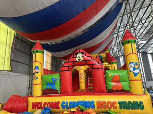 Castillo Inflable Pikachu de Thuy Linh, Fácil de Instalar, para Parques de Diversiones, Tamaño Personalizable, Material de PVC de Vietnam, Calidad Premium, Venta al Por Mayor - Product Image 6
