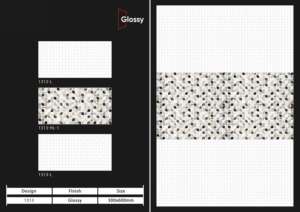 กระเบื้องบุผนังเซรามิกเคลือบเงาพรีเมียมรุ่นใหม่ ขนาด 30x60 ซม. 300x600 มม. สำหรับตกแต่งผนังภายในเพื่อพื้นที่ที่มีสไตล์ - Product Image 5