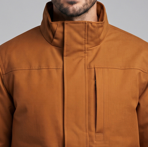 Hunting Wear Softshell Jacket <b>Men</b> Waterproof Softshell Hunting Jacket Casual Thick Solid Color Hunting Jacket With Pockets - Product Image 3