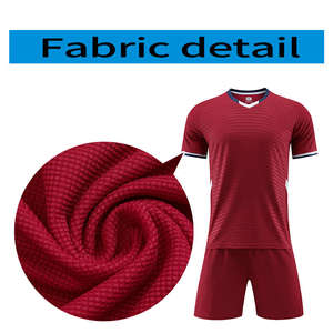 Conjunto de Camisetas de Fútbol Unisex Personalizadas al por Mayor, 100% Poliéster, Estilo Top, Impresión de Logotipo, Diseño de Sublimación para Adultos, Ligeras - Product Image 6