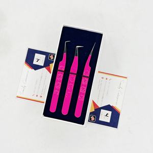 Nouveautés Somofy Enterprises Pince à épiler professionnelle pour cils, en acier inoxydable, antistatique, durable, précision 10 mm - Product Image 6