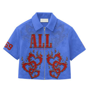 T-shirt court ample en coton épais 220 g/m² avec impression en relief, épaules tombantes, sérigraphie graphique pour homme - Product Image 3