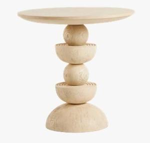 Table d'appoint multifonctionnelle classique en bois pour chambre, salon et zones de détente, disponible en formes personnalisées, de l'exportateur indien. - Product Image 1