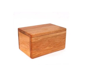 Decorative <b>memorial</b> wooden urn <b>box</b> natural wood cremation ashes holder brass floral ornament funeral tribute remembrance - Product Image 5