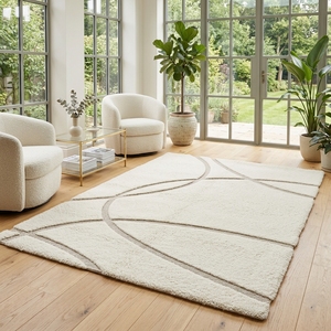 Alfombra de Lana Tufted de Pelo Corto y Largo, Hecha a Mano en Marruecos, de Lujo, Abstracta, para Dormitorio, Tamaño Personalizado, Venta al por Mayor de Fábrica - Product Image 1