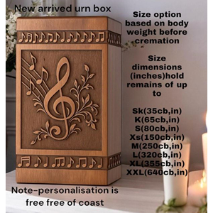 Custom Engraved Wooden Resin Urn <b>Box</b>: Pet/Human <b>Memorial</b> <b>Keepsake</b> urn <b>Memorial</b> <b>Keepsake</b> by AYAANS - Product Image 3