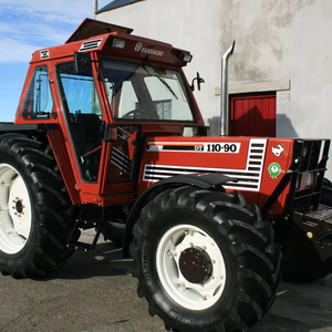 Fiat 100-90 4WD <b>Walking</b> Tractor 120HP Farm Utility Enclosed Cab Agricultural Used Tractor Gearbox - Product Image 4