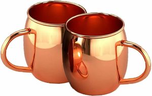 Ensemble de mugs Moscow Mule style cuivre, mugs à cocktails, articles de bar, vente en gros, fournisseur en gros, marque privée, export, acheteurs mondiaux - Product Image 3