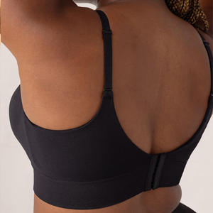 Soutien-gorge sans armatures en tricot respirant et confortable pour adolescentes et femmes, coupe 3/4, uni, pour poitrine généreuse, directement de l'usine - Product Image 5