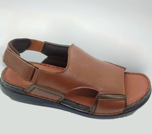 Sandalias de Cuero Versátiles para Hombre, Cierre Fácil con Velcro, para Viajes y Aventuras de Otoño, Venta al Por Mayor, Logotipo OEM, Suela de PU 2026 - Product Image 4
