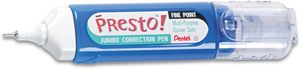 Stylo correcteur de précision authentique Pentel XEZL31W |   Pointe fine en acier inoxydable de 0,78 mm |   Applicateur à pinceaux |   Fabriqué au Japon JDM - Product Image 1