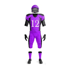 Conjunto de Uniforme de Fútbol Americano de Moda, Transpirable, de Secado Rápido, Mangas Cortas, OEM, Venta al por Mayor, MOQ Bajo, Impresión Personalizada - Product Image 5