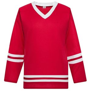 Maillot de hockey sur glace à séchage rapide pour adultes et enfants, uniforme d'équipe et tenue d'entraînement avec impression sérigraphiée pour les matchs et les entraînements - Product Image 1