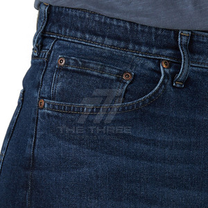 Pantalones Cortos de Mezclilla Casuales para Hombre de Alta Calidad, 100% Algodón, Cintura Media, Transpirables, de Secado Rápido, Servicio OEM - Product Image 5