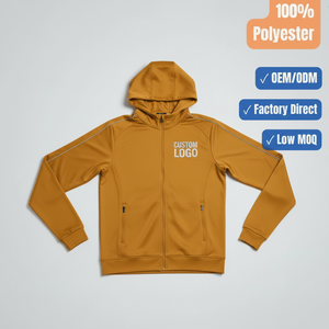 Fabricant de sweats à capuche personnalisés en polyester, vêtements de sport avec logo personnalisé, faible MOQ - Product Image 3