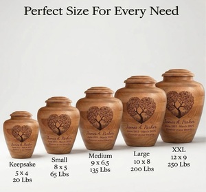 โกศไม้รักษ์โลกแบบสั่งทำพิเศษ พร้อมลายสลักเพื่อเป็นที่ระลึกสำหรับทารกและสัตว์เลี้ยง  ตกแต่งด้วยไม้โรสวูด - Product Image 4