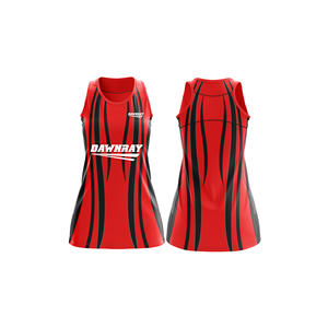 Uniforme de Netball con Sublimación Completa |   Uniforme de Netball Sublimado con Logotipo, Nombre y Número del Equipo |   Poliéster Transpirable - Product Image 1