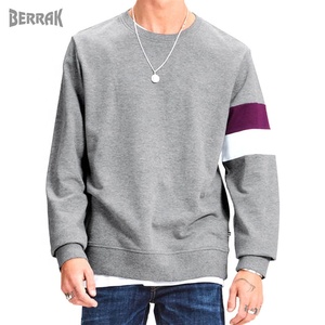 Latest Design Mens Pullover Sweatshirt With Long Sleeve 2018 Fashion Running Fitness Wear Men Sweat Shirt OEM Custom - Product Image 5