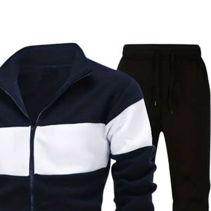 Survêtement en coton coupe classique coupe longue coupe-vent avec logo personnalisé – Qualité supérieure, tendance et mode, idéal pour le sport et les loisirs - Product Image 6