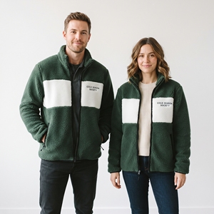 Chaquetas de Forro Polar Sherpa para Hombre y Mujer, Chaqueta Polar Informal con Forro Grueso de Sherpa, Abrigo Polar Cálido de Invierno con Cuello Alto - Product Image 6