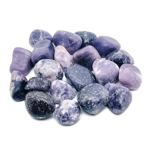 Natural Purple Lepidolite Tumbled <b>Stones</b> Irregular Shape DIY Healing Crystal Reiki Meditation Stress Relief Wholesale Chakralume - Product Image 1